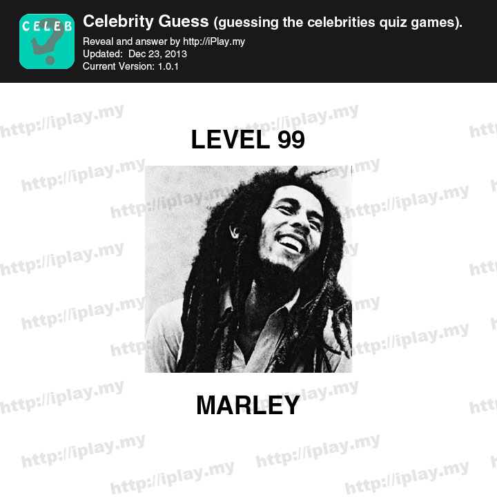 Celebrity Guess Level 99