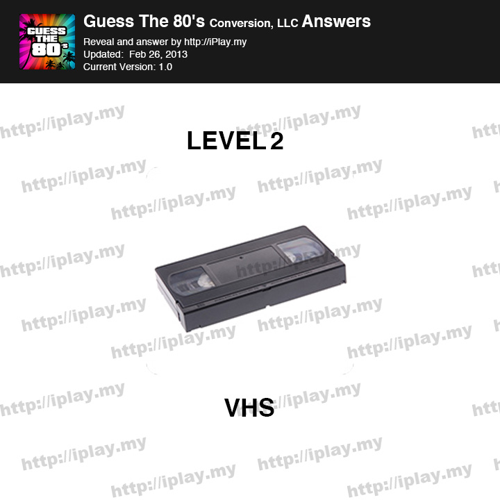 Guess the 80's Level 2