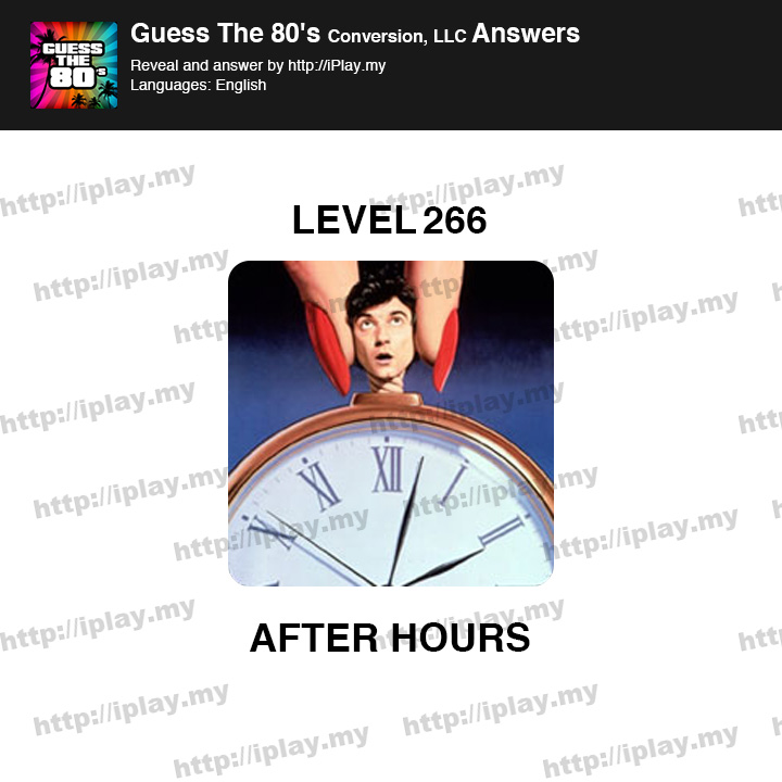 Guess the 80's Level 266