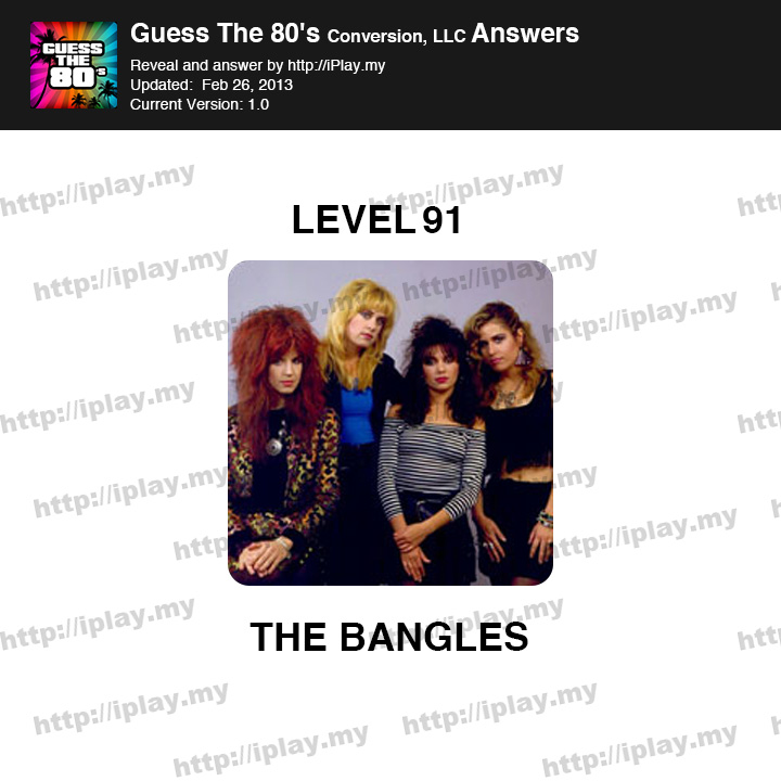 Guess the 80's Level 91