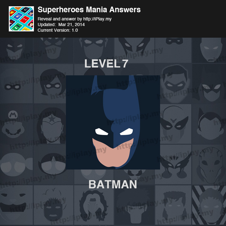 Superheroes Mania Level 7
