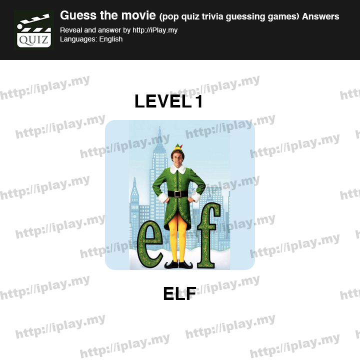 Guess the movie pop quiz Level 1
