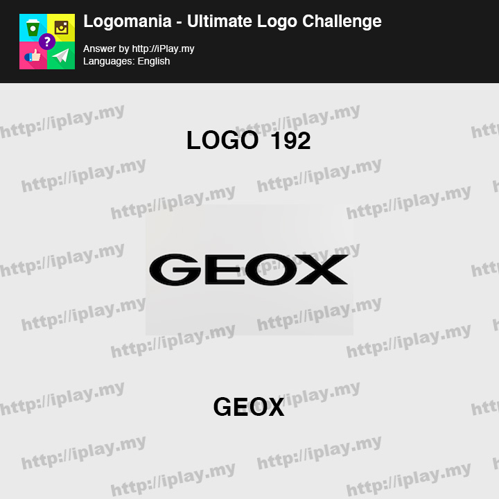 Logomania - Ultimate Logo Challenge Level 192