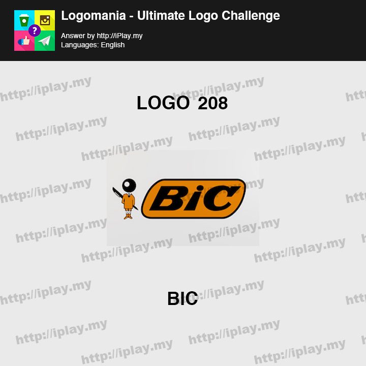 Logomania - Ultimate Logo Challenge Level 208