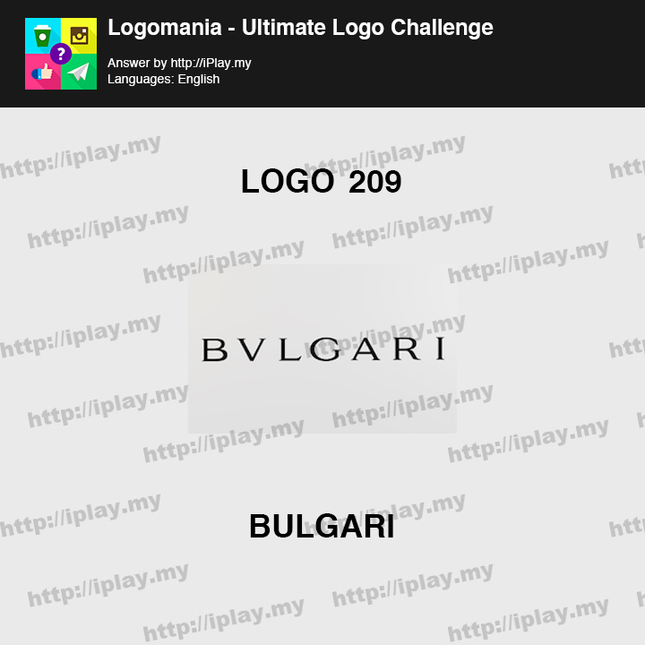 Logomania - Ultimate Logo Challenge Level 209