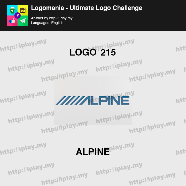 Logomania - Ultimate Logo Challenge Level 215