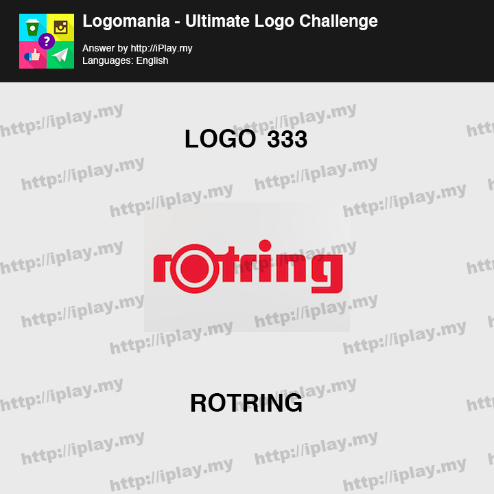 Logomania - Ultimate Logo Challenge Level 333