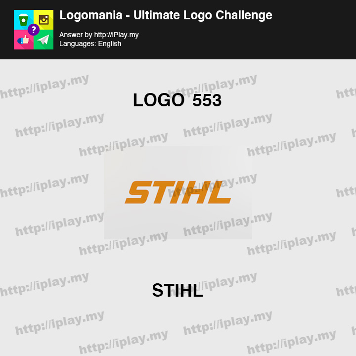 Logomania - Ultimate Logo Challenge Level 553