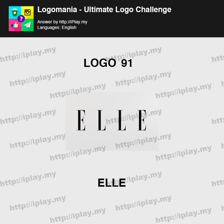 Logomania - Ultimate Logo Challenge Level 91