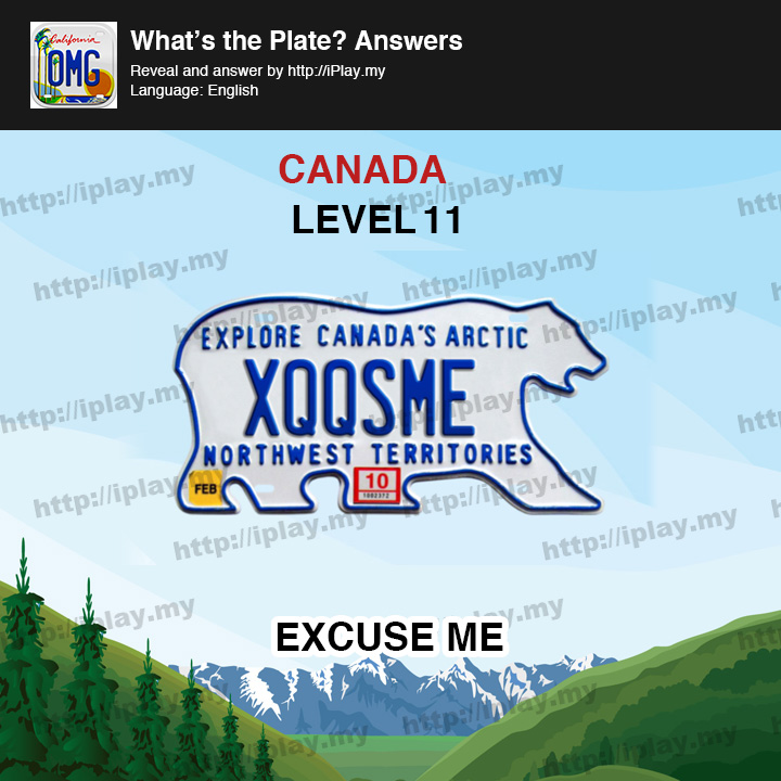 What's the Plate Canada Level 11