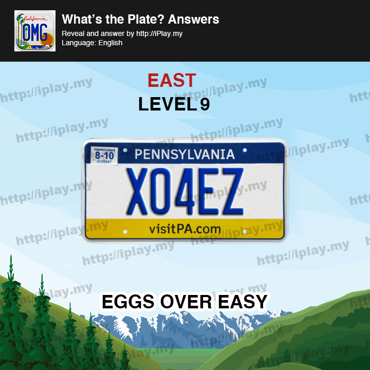 What's the Plate East Level 9