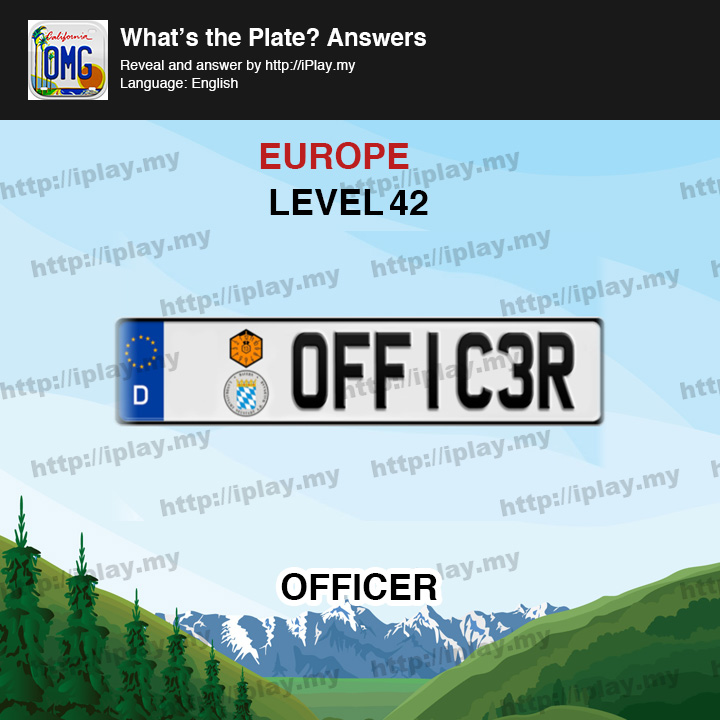 What's the Plate Europe Level 42