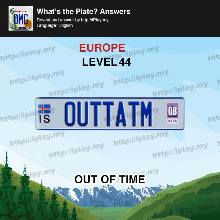 What's the Plate Europe Level 44
